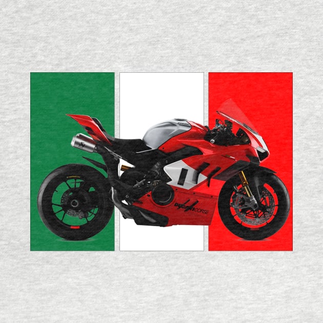 Italian Motorcycle Ducati Panigale V4 by Artsimple247